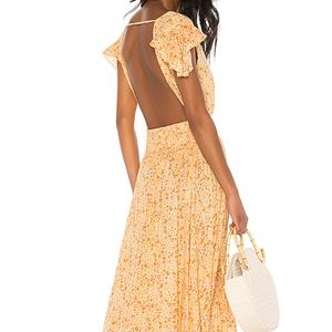 Tiare Hawaii "New Moon Maxi Dress" in yellow S/M